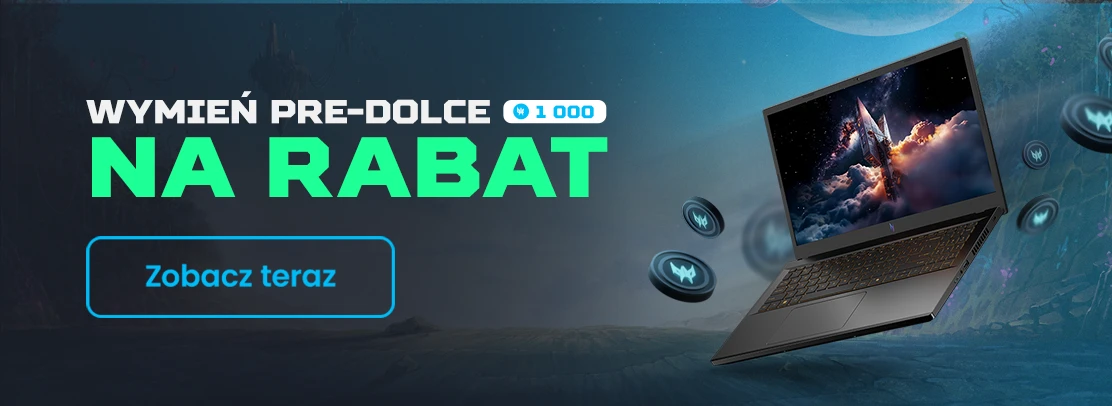 Wymień pre-dolce na rabat